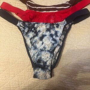 Vs Brazilian cut panties. Never worn tags removed and washed